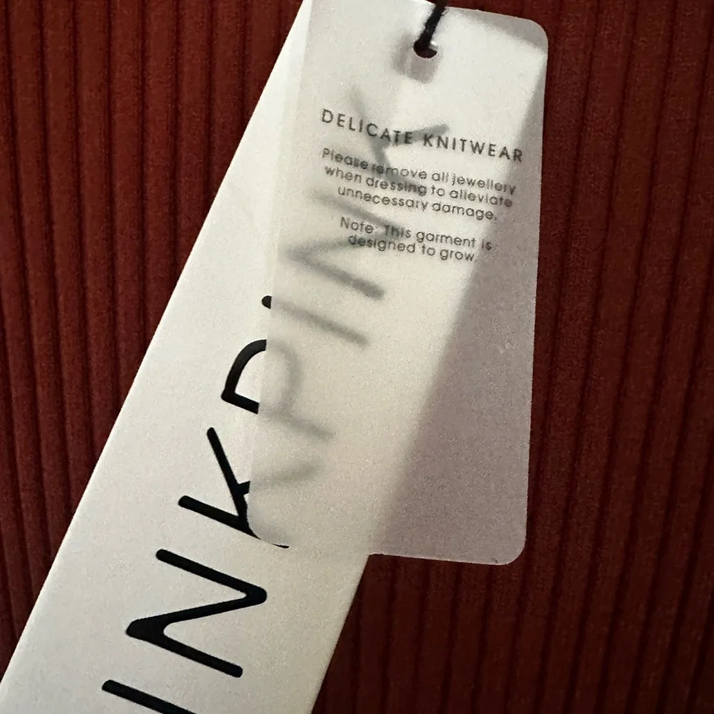 MINKPINK Rust Backless Long Sleeve Dress - Picture 7 of 8
